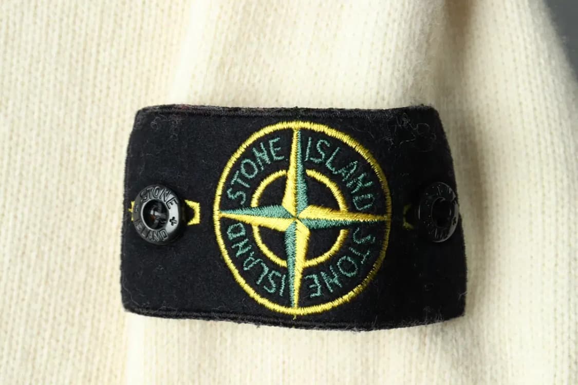 (S-M) 브랜드빈티지 니트 스톤아일랜드 화이트-15723 상품이미지6