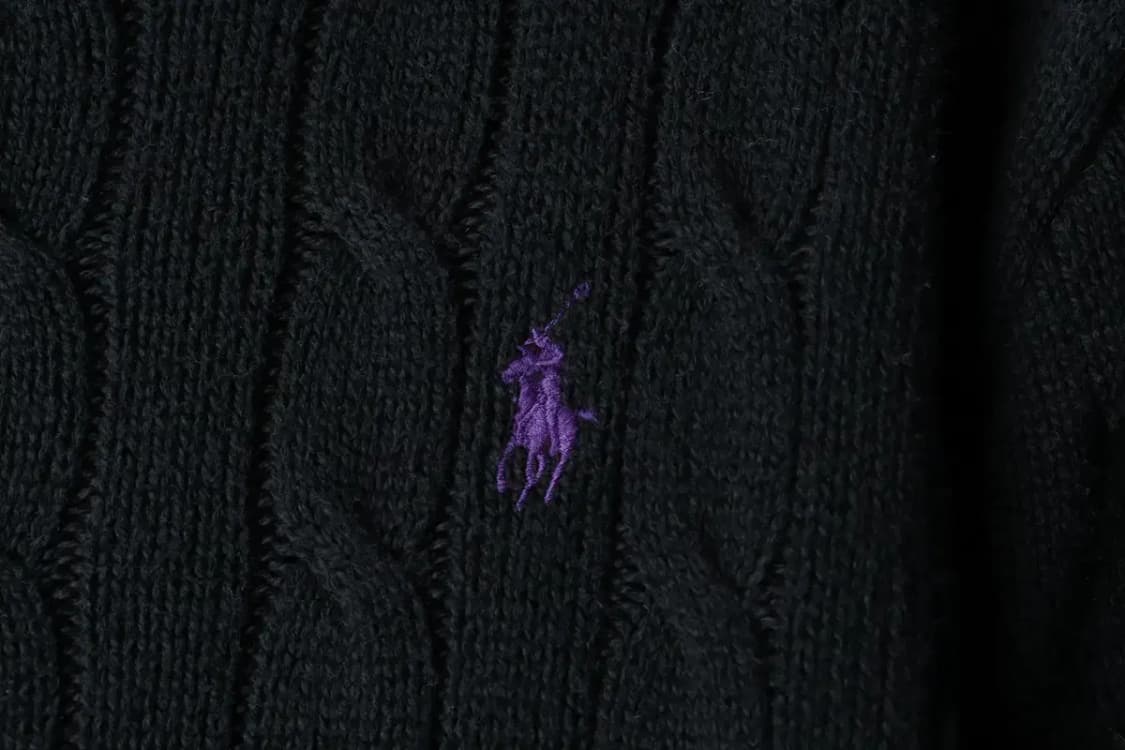 (L-XL) 폴로 랄프로렌 니트 케이블 꽈배기 블랙 포니 신형-15724 상품이미지5