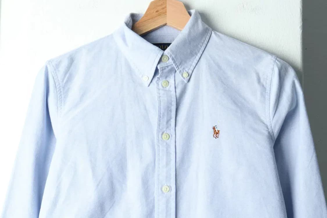 W(S) 폴로 랄프로렌 셔츠 남방 옥스포드 연블루 멀티포니-15726 상품이미지3