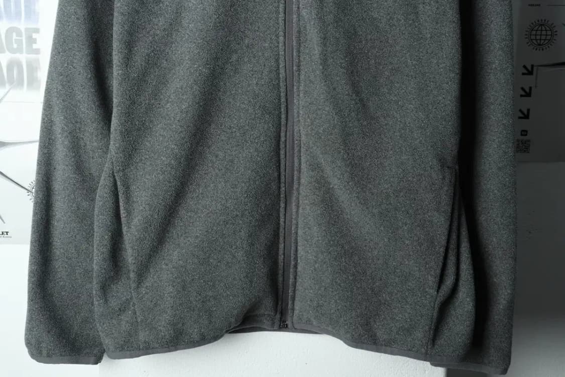 (XL) 아디다스 집업 바람막이 점퍼자켓 후리스 그레이-1575A 상품이미지4