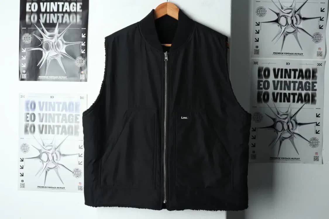 (M-L) 엘엠씨 집업 바람막이 점퍼자켓 조끼 리버시블 후리스-1575B 상품이미지6