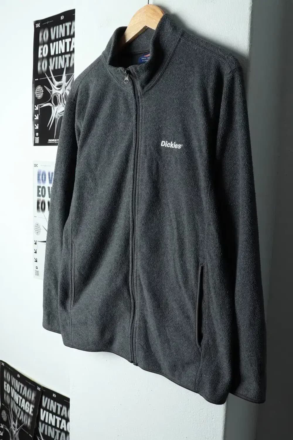 (XL) 디키즈 집업 바람막이 점퍼자켓 후리스 그레이-1575C 상품이미지1