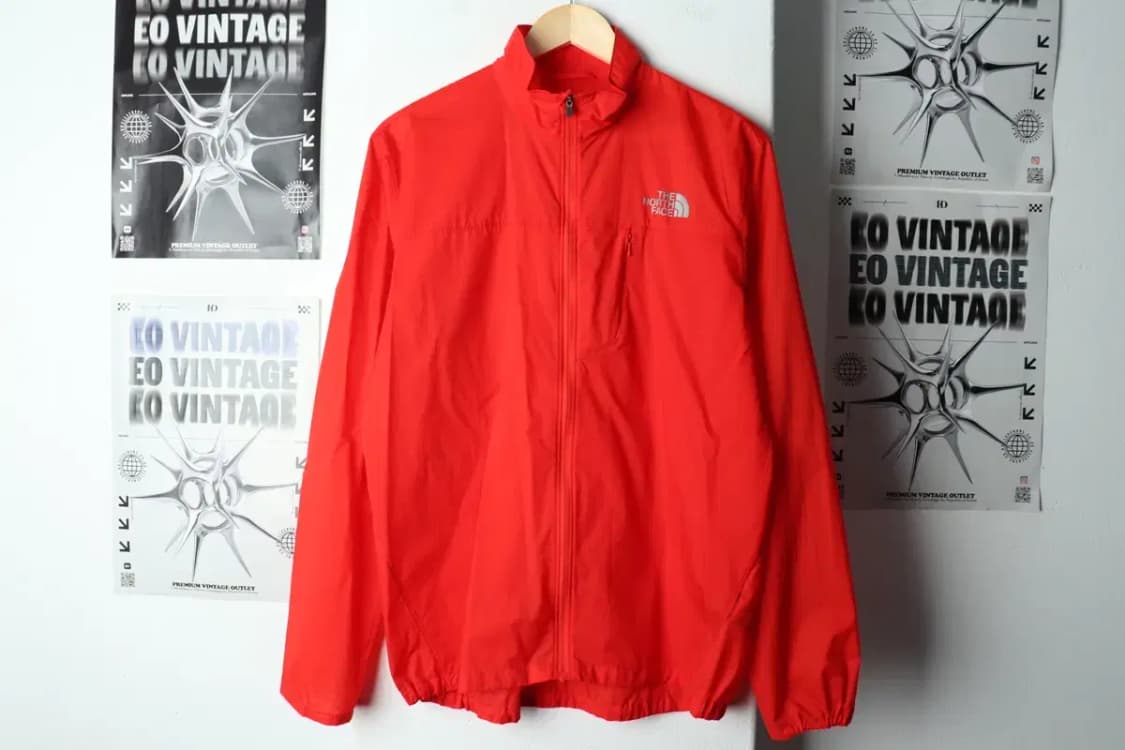 (M-L) 노스페이스 집업 바람막이 점퍼자켓 경량 주황-1575F 상품이미지2