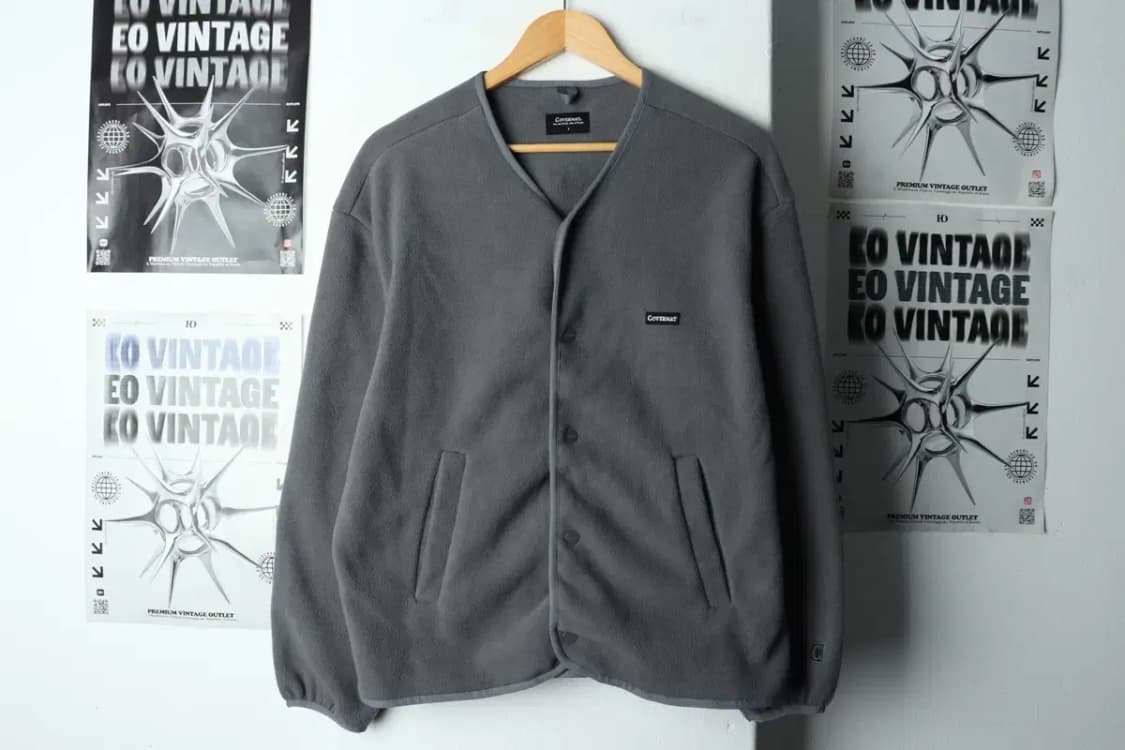 W(S) 커버낫 집업 바람막이 점퍼자켓 후리스 버튼 그레이-15761 상품이미지2