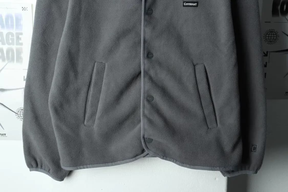 W(S) 커버낫 집업 바람막이 점퍼자켓 후리스 버튼 그레이-15761 상품이미지4