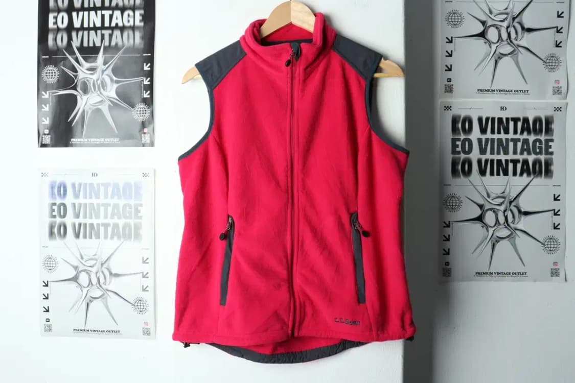 W(S-M) 브랜드빈티지 집업 바람막이 점퍼자켓 엘엘빈 조끼-15762 상품이미지2