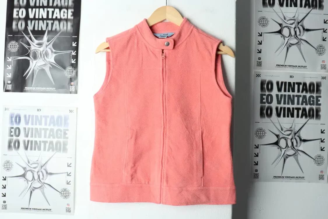 W(S-M) 브랜드빈티지 집업 바람막이 점퍼자켓 엘엘빈 조끼-15765 상품이미지2