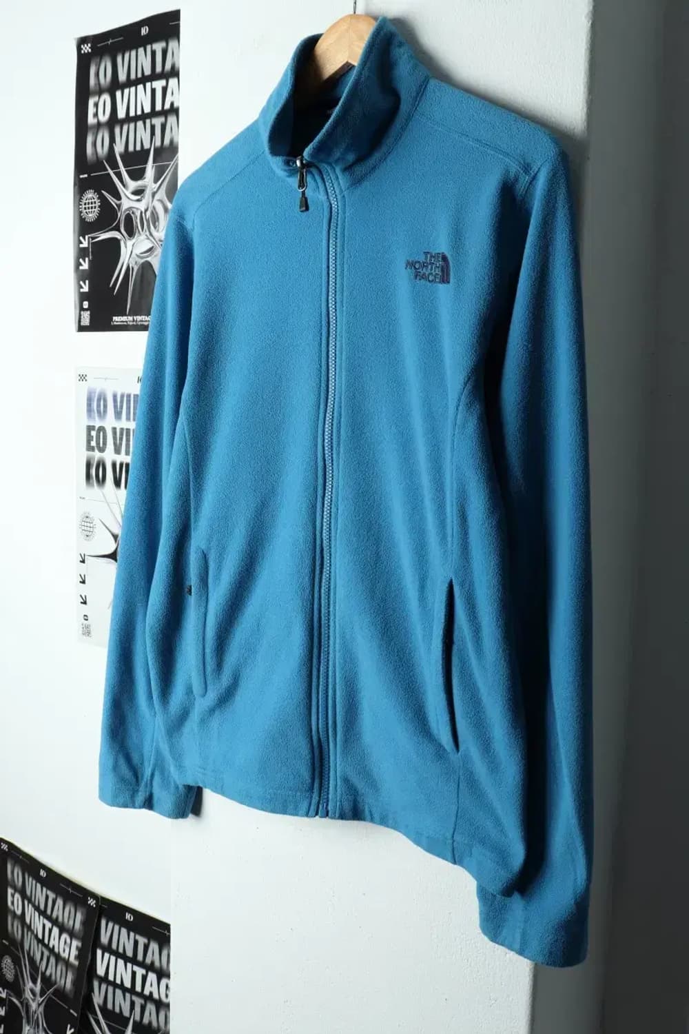 (S-M) 노스페이스 집업 바람막이 점퍼자켓 후리스 블루-15769 상품이미지1