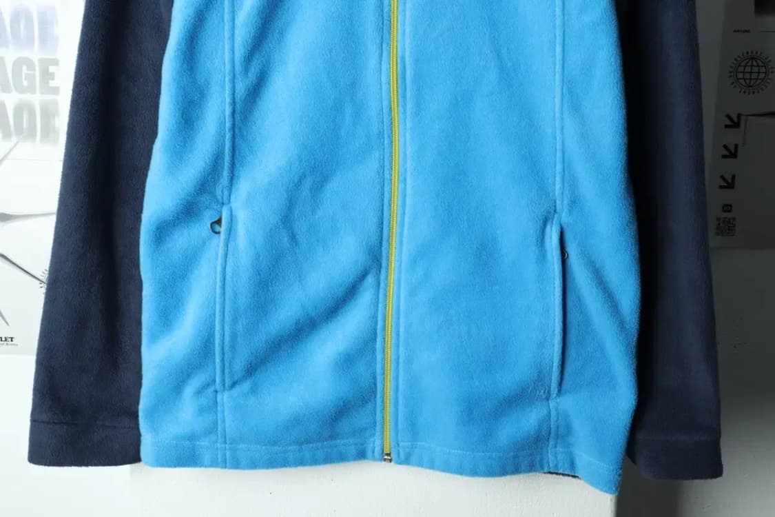 (XL) 컬럼비아 집업 바람막이 점퍼자켓 후리스 네이비-1576A 상품이미지4