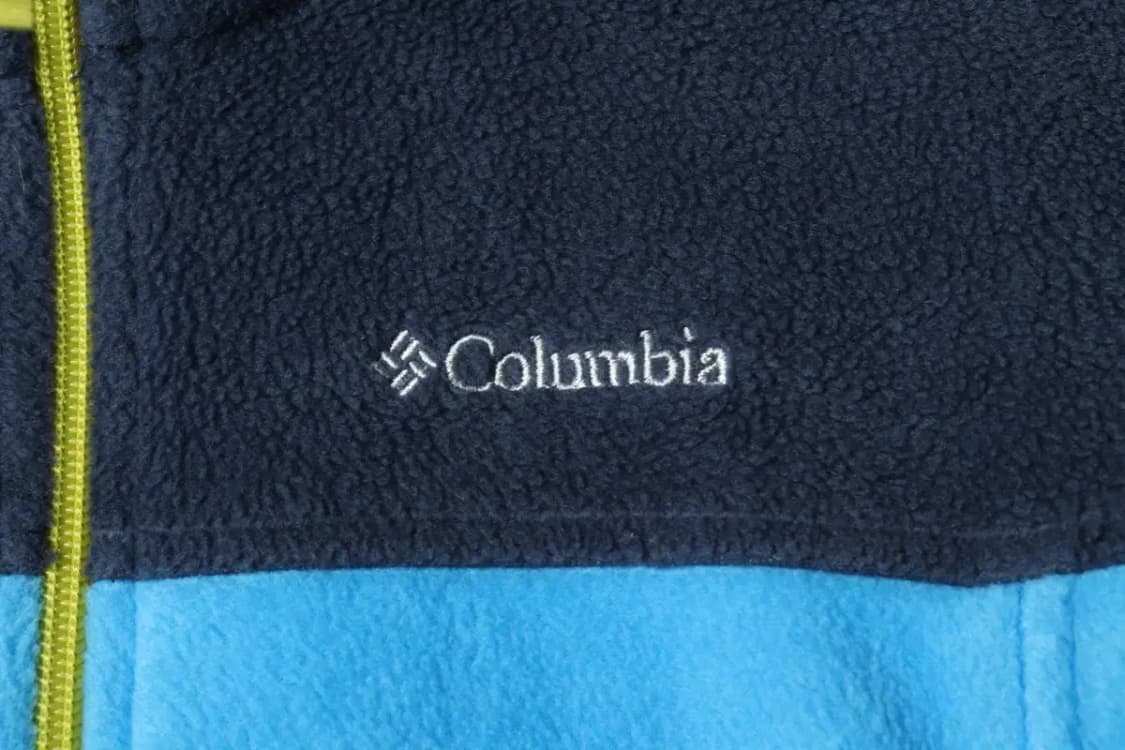 (XL) 컬럼비아 집업 바람막이 점퍼자켓 후리스 네이비-1576A 상품이미지5