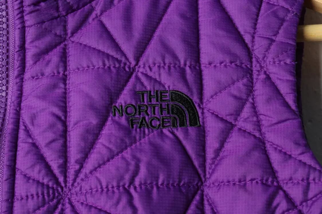 W(M) 노스페이스 패딩 점퍼자켓 조끼 패턴 퍼플-1576B 상품이미지5