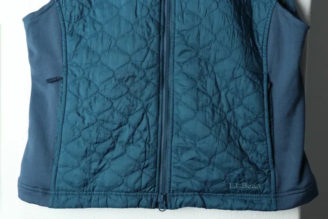 (M) 브랜드빈티지 패딩 점퍼자켓 엘엘빈 조끼 블루-1576C 상품이미지4