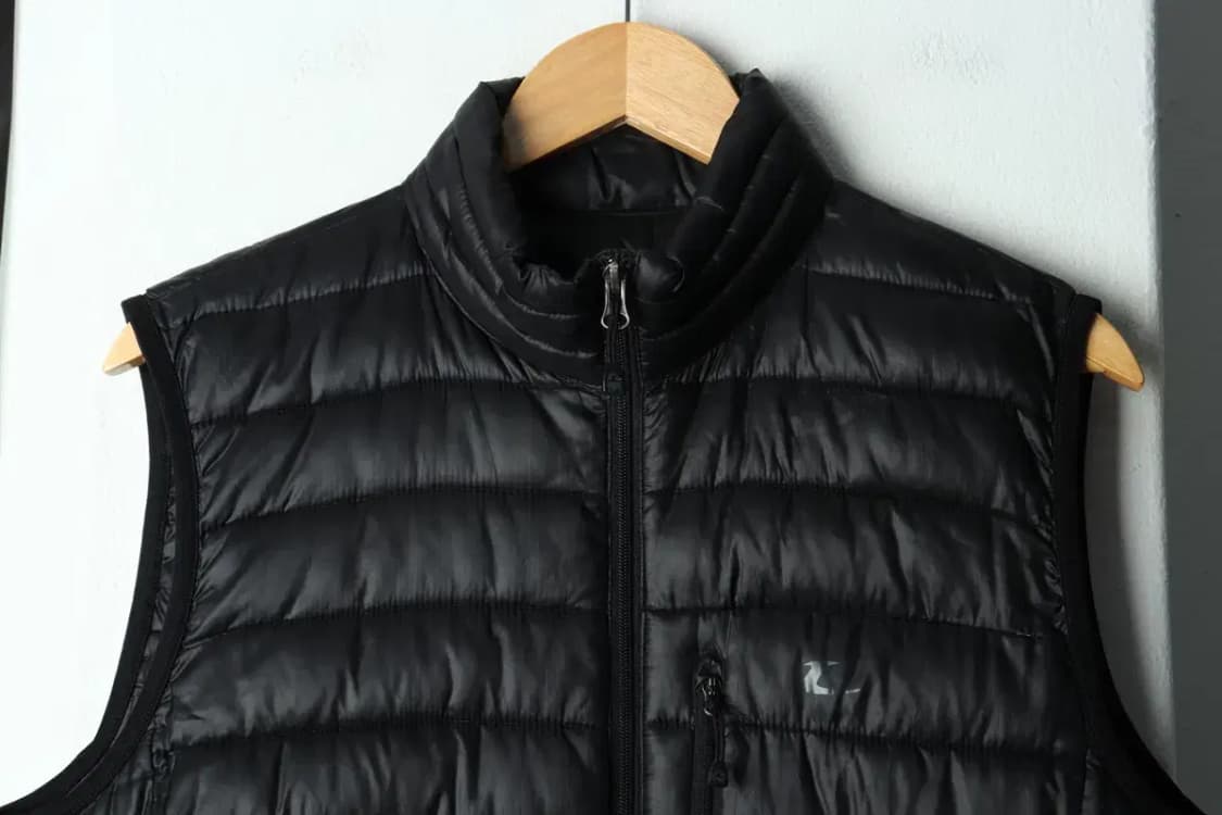 (M) 르까프 패딩 점퍼자켓 조끼 블랙-1576E 상품이미지3