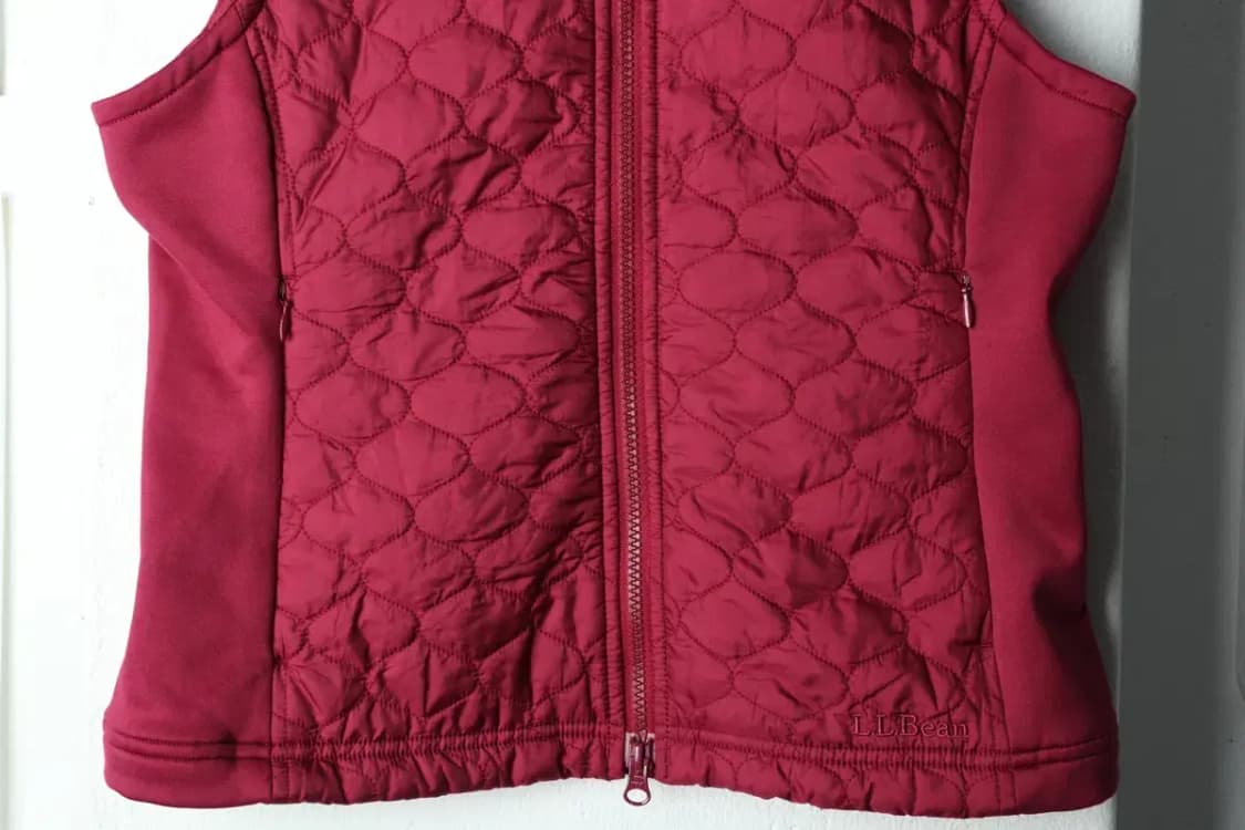 W(XS) 브랜드빈티지 패딩 점퍼자켓 엘엘빈 조끼 퍼플-1576F 상품이미지4