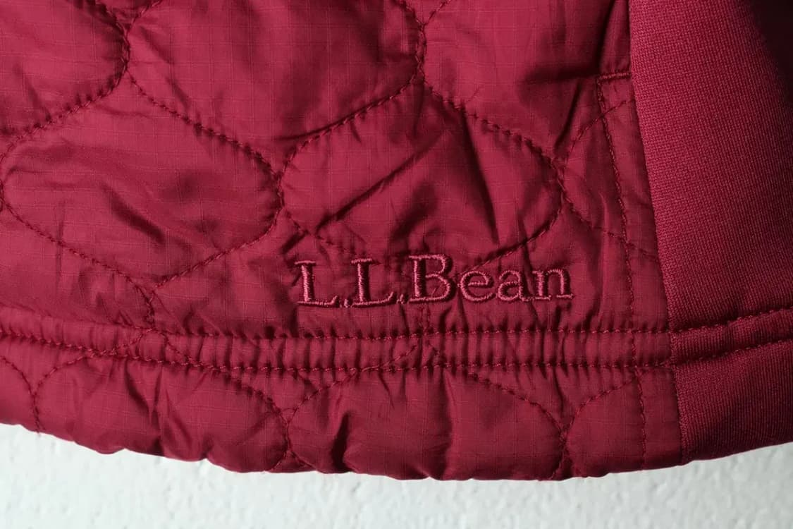 W(XS) 브랜드빈티지 패딩 점퍼자켓 엘엘빈 조끼 퍼플-1576F 상품이미지5