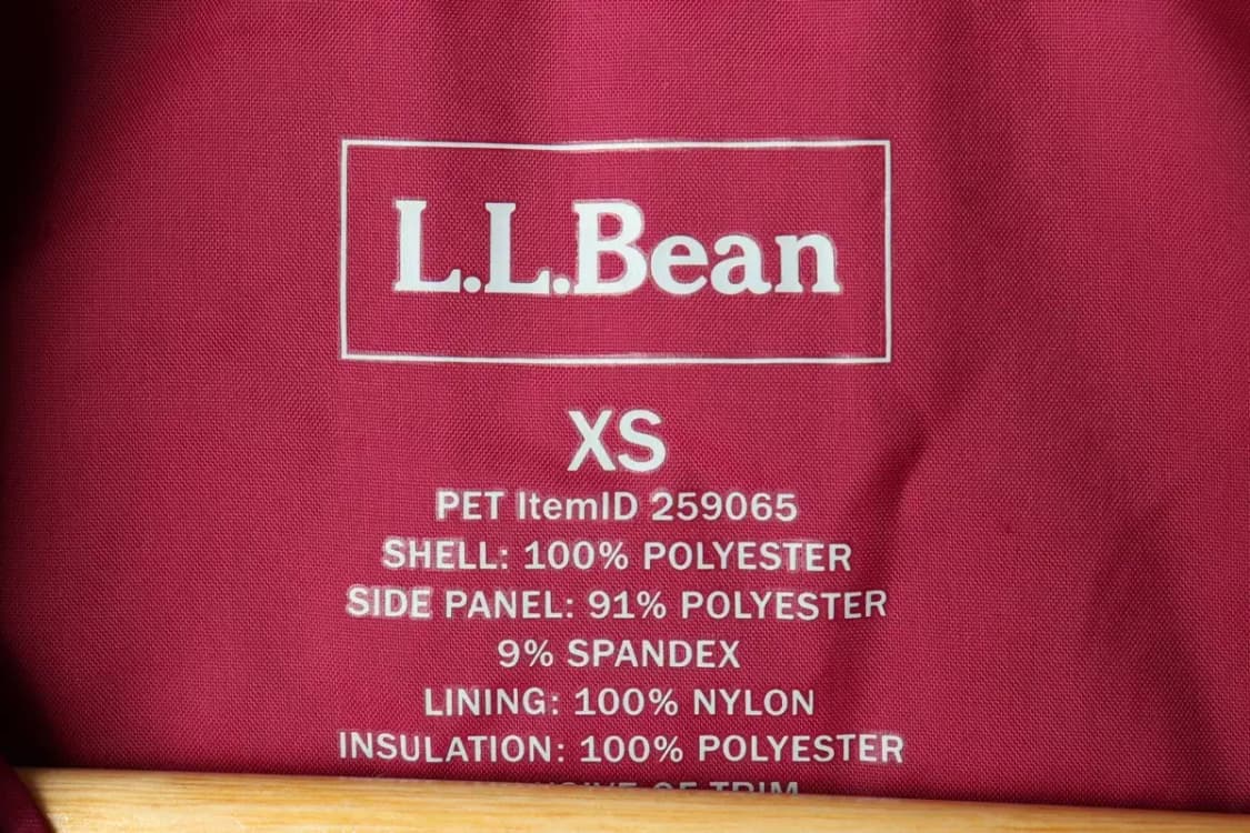 W(XS) 브랜드빈티지 패딩 점퍼자켓 엘엘빈 조끼 퍼플-1576F 상품이미지6