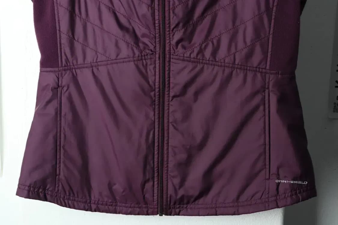 W(M-L) 컬럼비아 패딩 점퍼자켓 조끼 퍼플-15770 상품이미지4