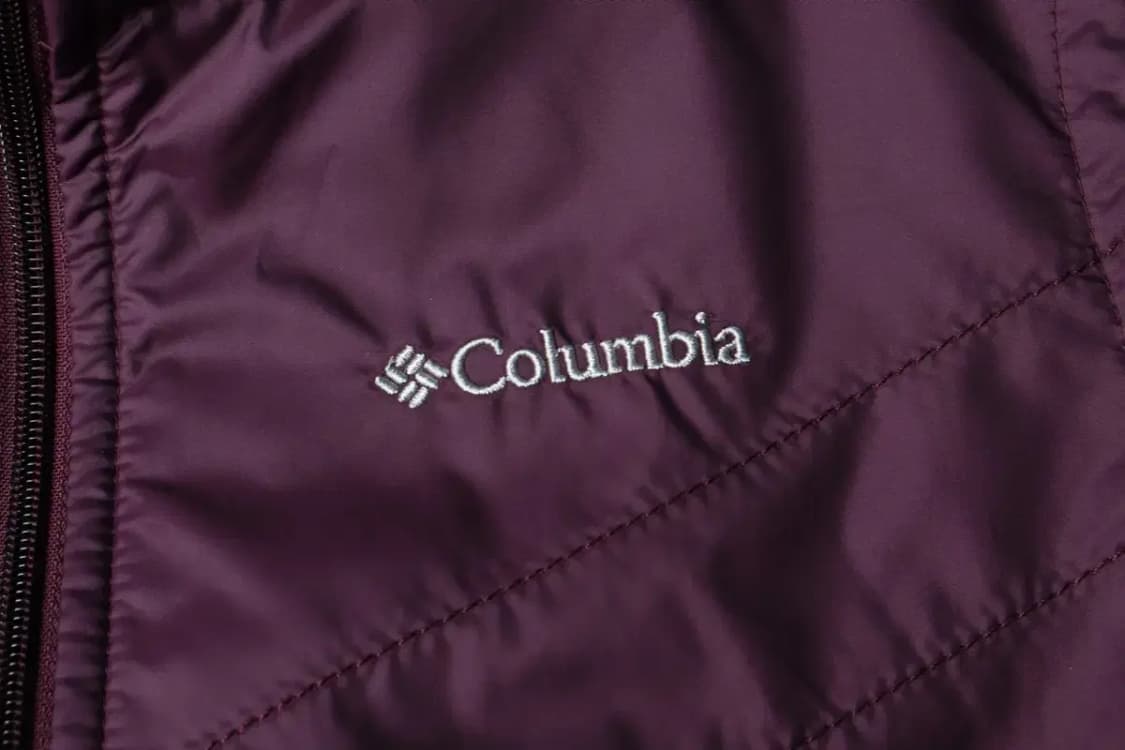 W(M-L) 컬럼비아 패딩 점퍼자켓 조끼 퍼플-15770 상품이미지5