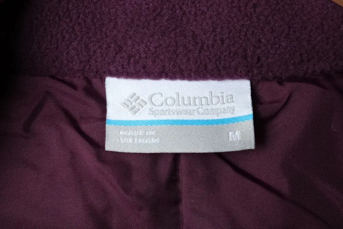 W(M-L) 컬럼비아 패딩 점퍼자켓 조끼 퍼플-15770 상품이미지7