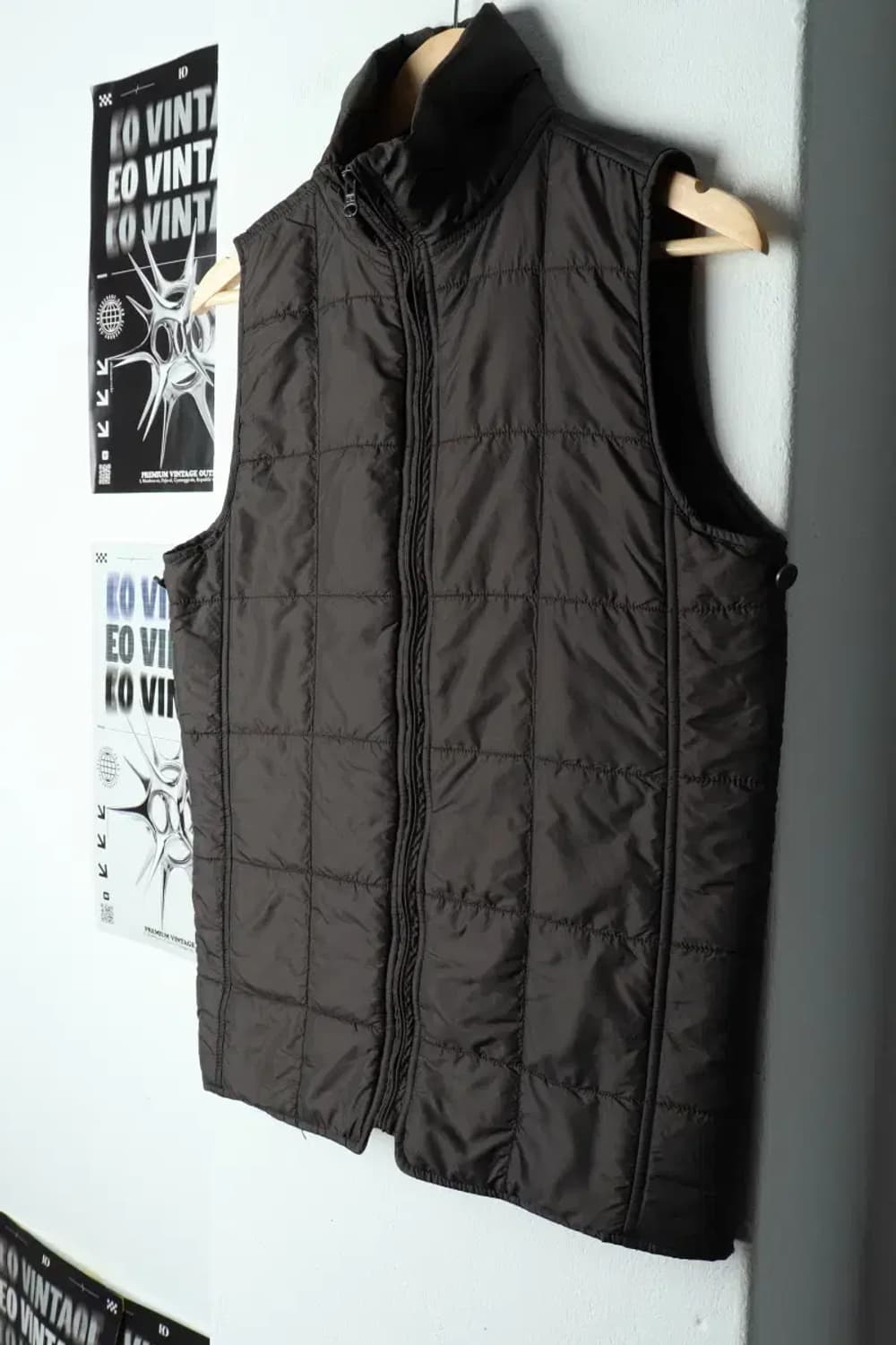 W(XS-S) 타미힐피거 패딩 점퍼자켓 조끼 경량 카키-15774 상품이미지1