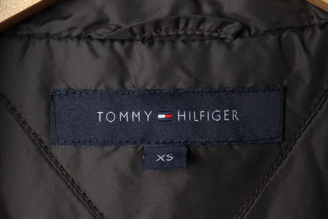 W(XS-S) 타미힐피거 패딩 점퍼자켓 조끼 경량 카키-15774 상품이미지5