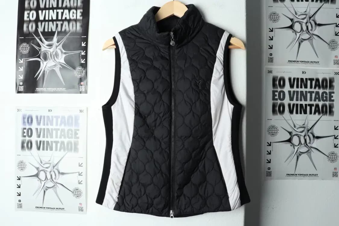 W(S-M) 브랜드빈티지 패딩 점퍼자켓 골피노 조끼-15776 상품이미지2