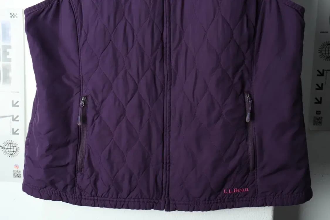 (XL) 브랜드빈티지 패딩 점퍼자켓 엘엘빈 리버시블 조끼-1577A 상품이미지4