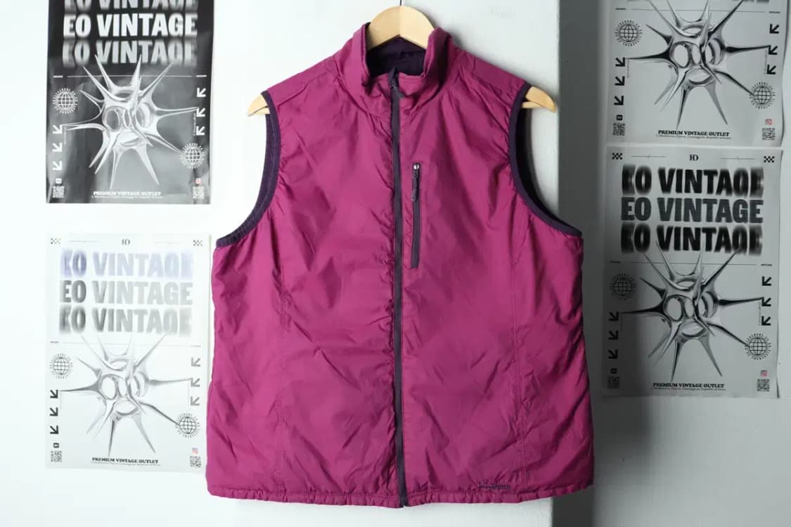 (XL) 브랜드빈티지 패딩 점퍼자켓 엘엘빈 리버시블 조끼-1577A 상품이미지6