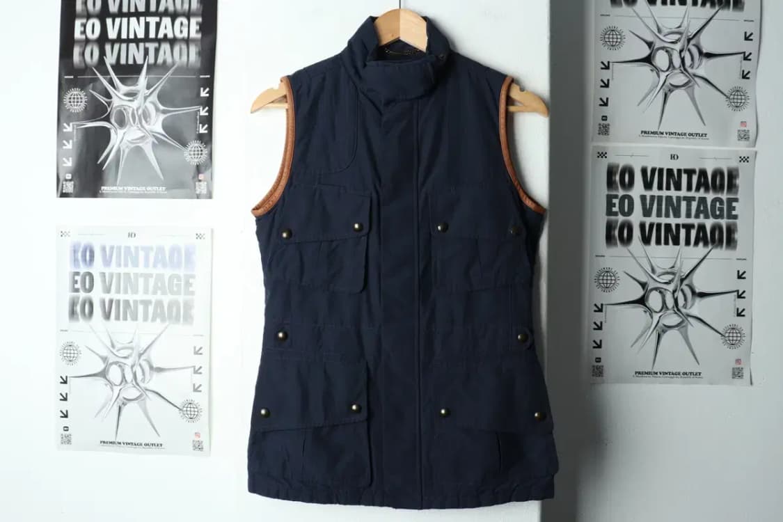 W(S) 폴로 랄프로렌 집업 바람막이 점퍼자켓 조끼 네이비-1577E 상품이미지2