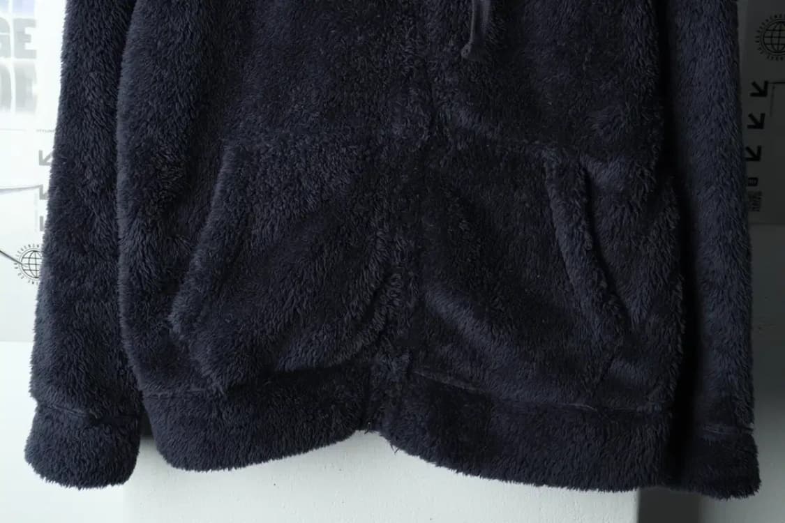 (M-L) 게스 집업 바람막이 점퍼자켓 후드 후리스 네이비-15781 상품이미지4