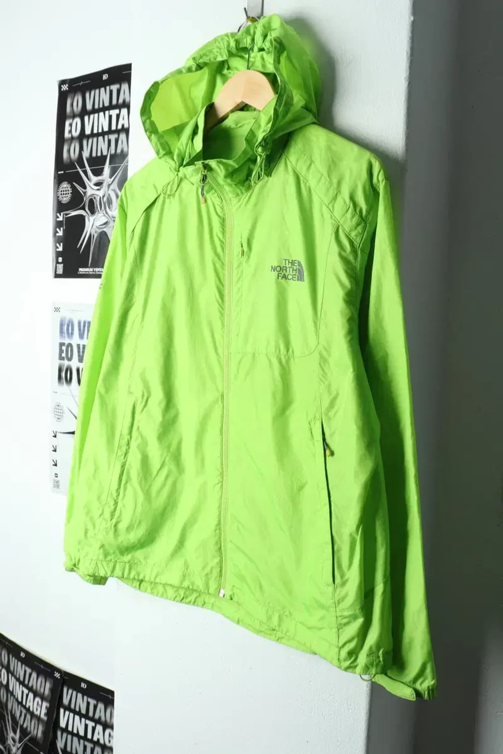 (L) 노스페이스 집업 바람막이 점퍼자켓 경량 그린-15785 상품이미지1
