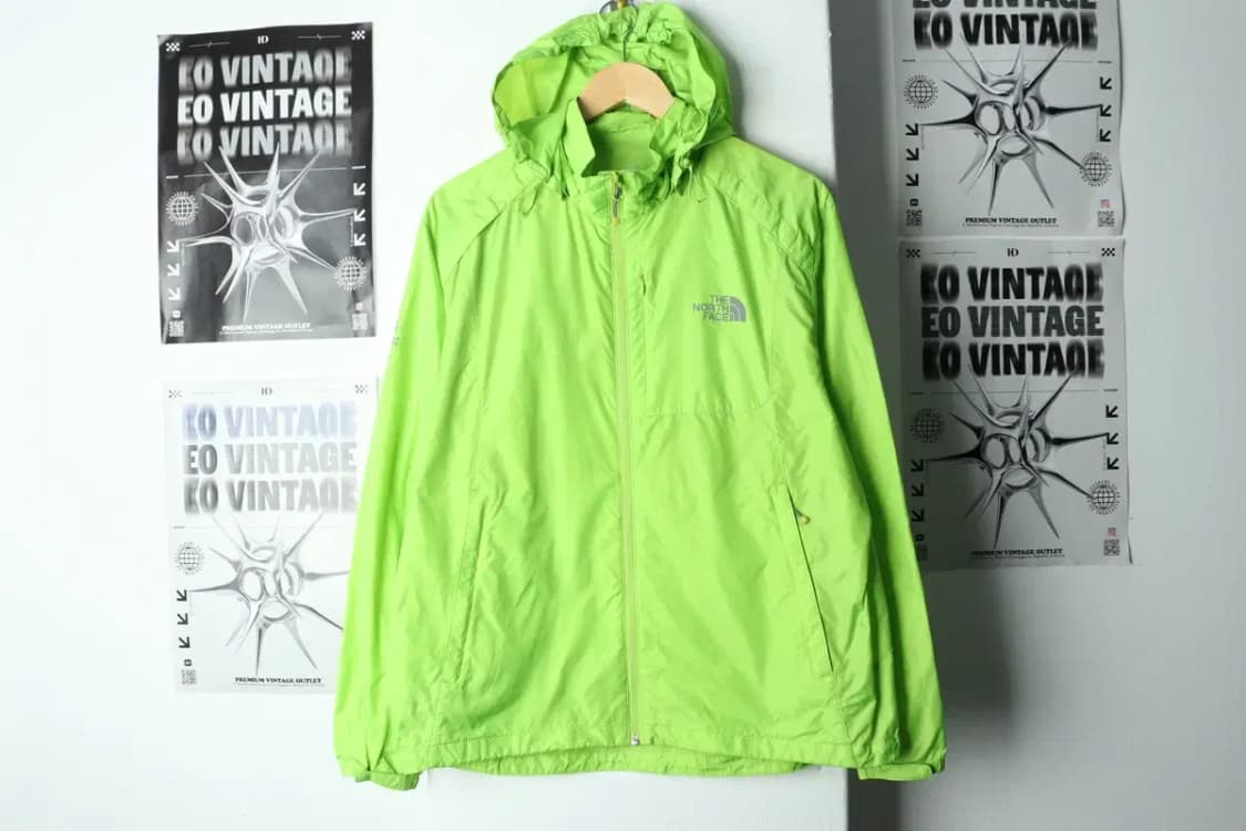 (L) 노스페이스 집업 바람막이 점퍼자켓 경량 그린-15785 상품이미지2