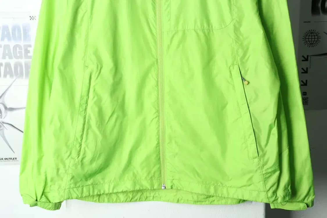 (L) 노스페이스 집업 바람막이 점퍼자켓 경량 그린-15785 상품이미지4