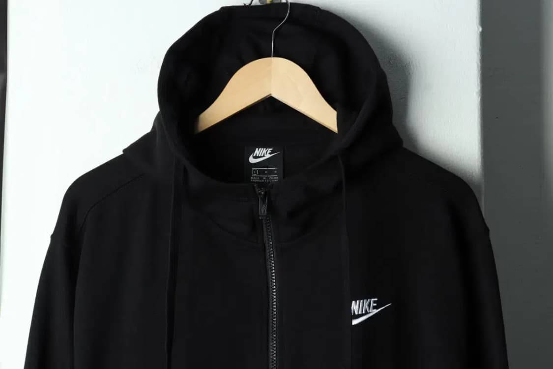 (L-XL) 나이키 후드집업 새상품 블랙 올드스쿨-15788 상품이미지3