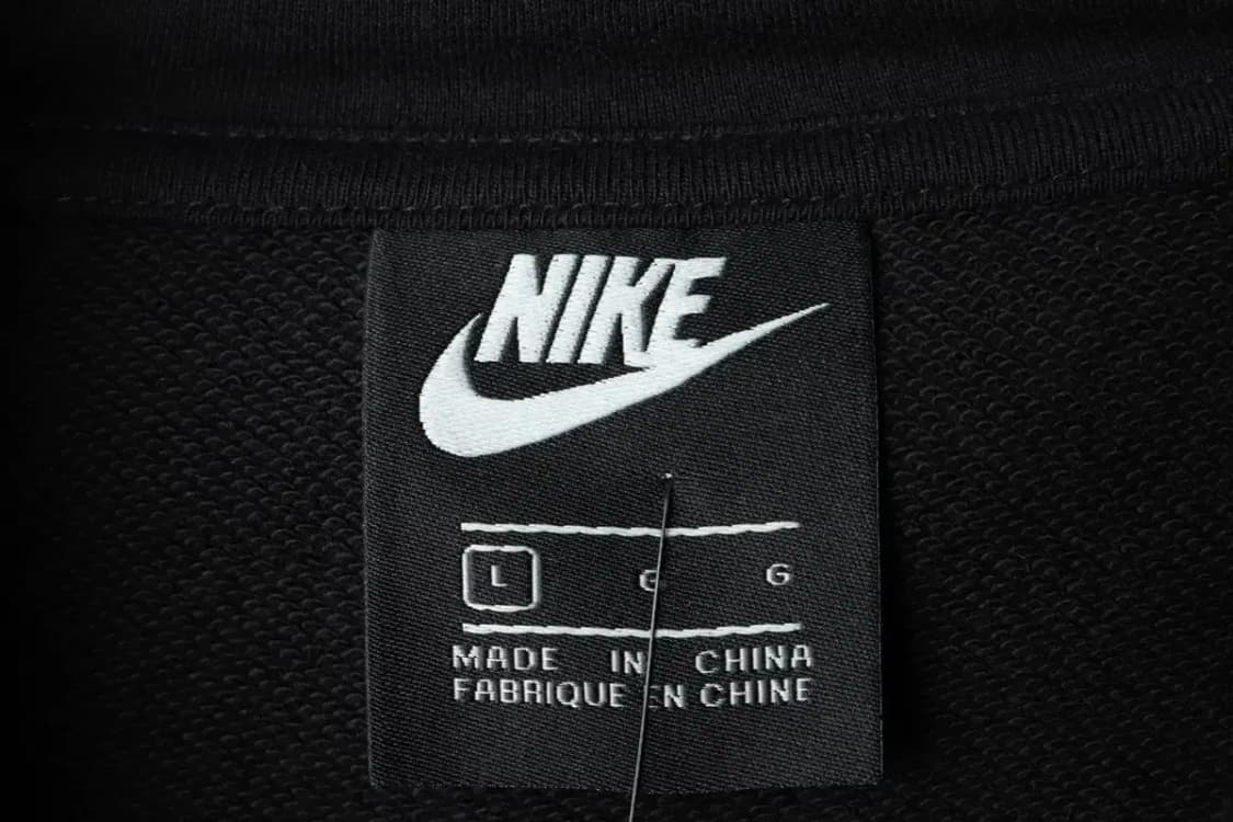 (L-XL) 나이키 후드집업 새상품 블랙 올드스쿨-15788 상품이미지7