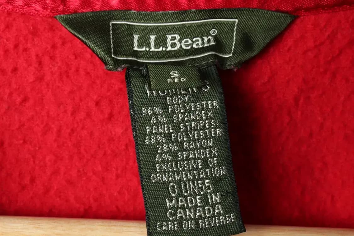 W(S) 브랜드빈티지 맨투맨 티셔츠 엘엘빈 후리스 레드-1578B 상품이미지6