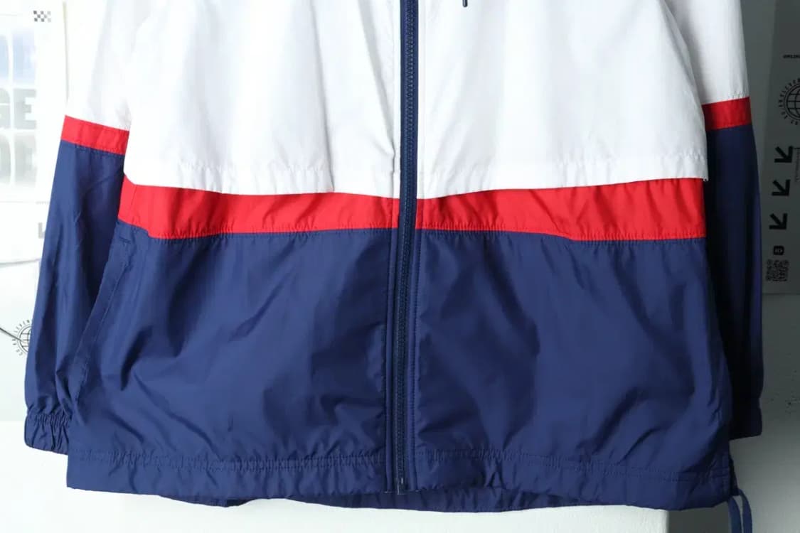 W(S) 나이키 집업 바람막이 점퍼자켓 화이트 올드스쿨-157D1 상품이미지4