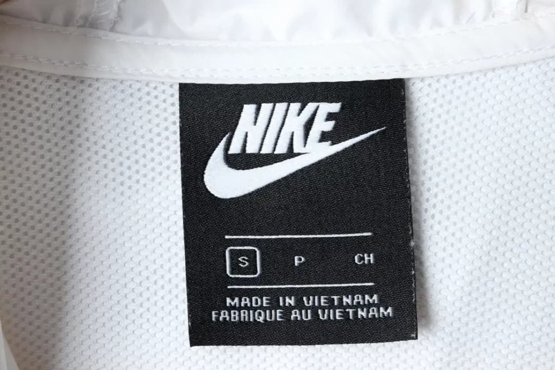 W(S) 나이키 집업 바람막이 점퍼자켓 화이트 올드스쿨-157D1 상품이미지6