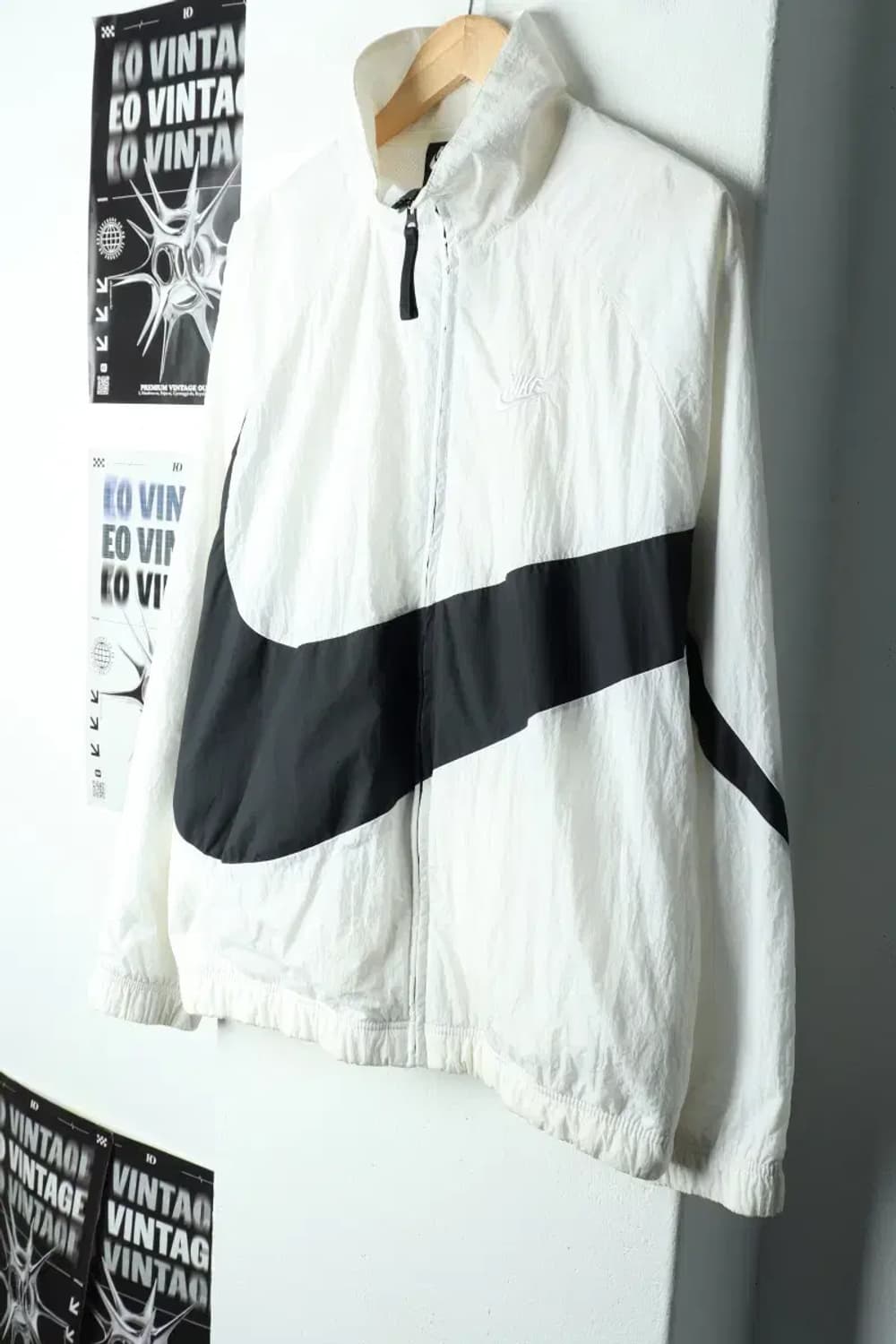 (XL) 나이키 집업 바람막이 점퍼자켓 빅스우시 우븐 화이트-157D2 상품이미지1