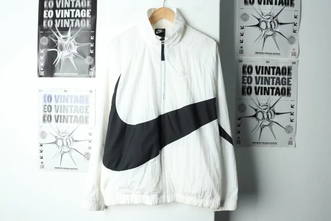 (XL) 나이키 집업 바람막이 점퍼자켓 빅스우시 우븐 화이트-157D2 상품이미지2