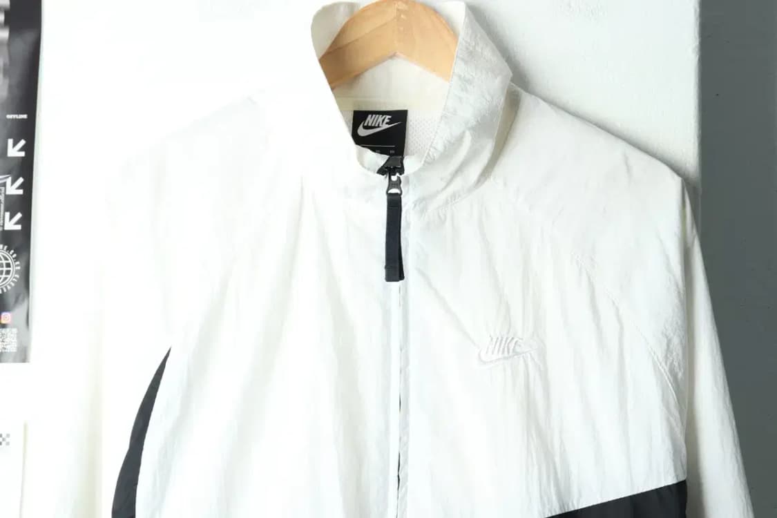 (XL) 나이키 집업 바람막이 점퍼자켓 빅스우시 우븐 화이트-157D2 상품이미지3