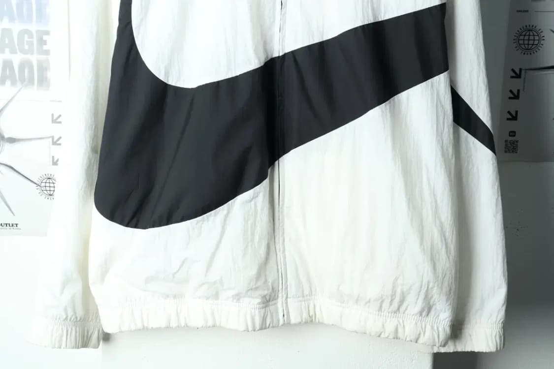 (XL) 나이키 집업 바람막이 점퍼자켓 빅스우시 우븐 화이트-157D2 상품이미지4