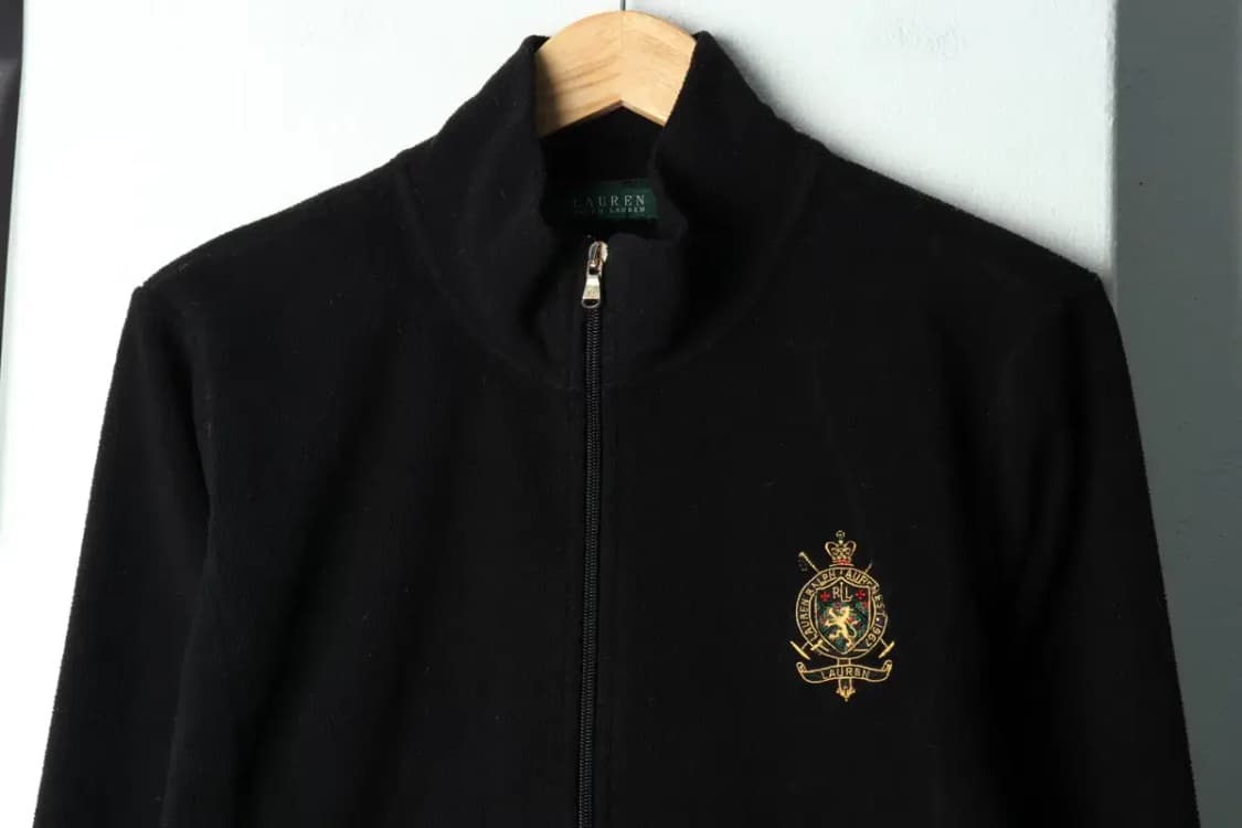 W(L) 폴로 랄프로렌 집업 바람막이 점퍼자켓 후리스 블랙-157D3 상품이미지3