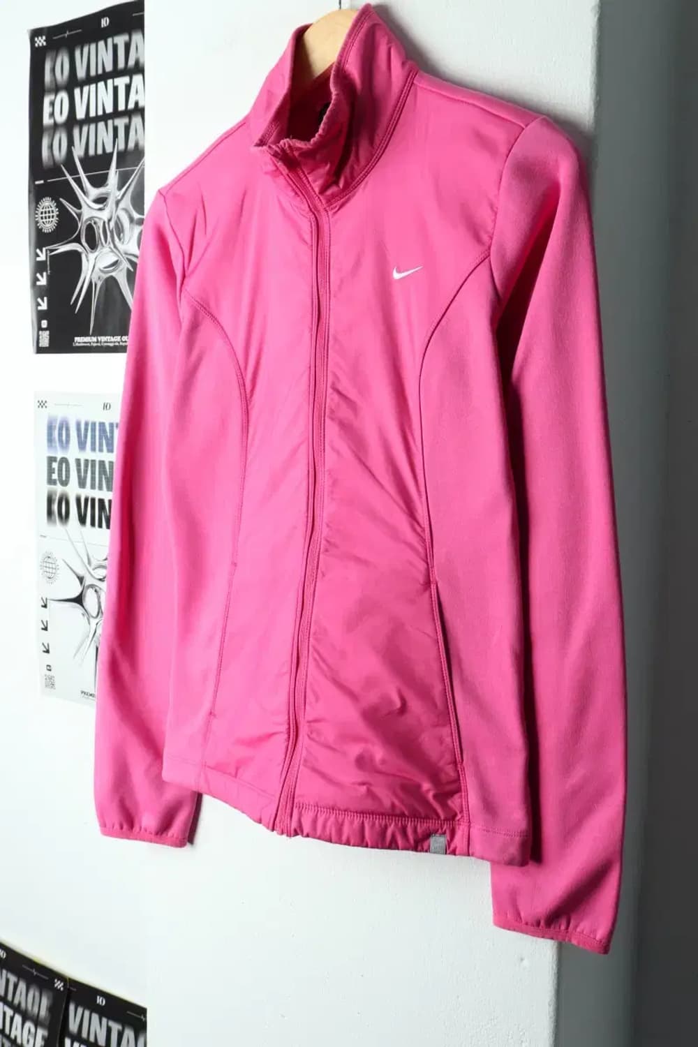 W(S) 나이키 집업져지 트랙탑 핑크 기모 딸기우유-157D5 상품이미지1