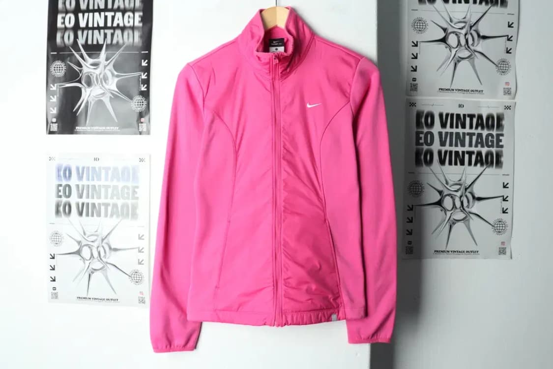 W(S) 나이키 집업져지 트랙탑 핑크 기모 딸기우유-157D5 상품이미지2