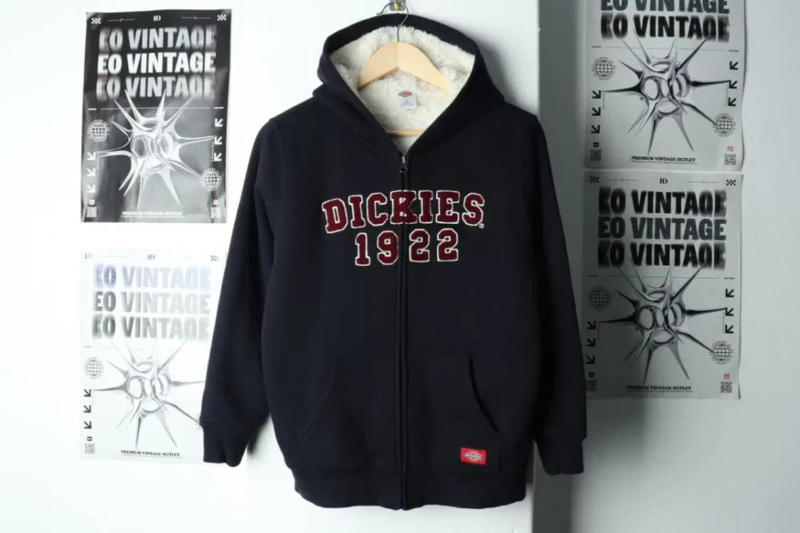 W(S-M) 디키즈 후드집업 네이비 기모 올드스쿨-157D6 상품이미지2