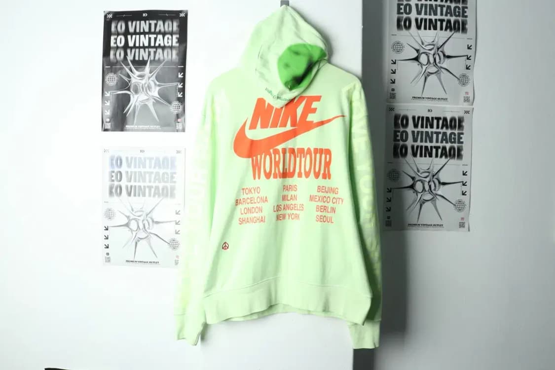 (2XL) 나이키 후드티셔츠 작은데미지 월드투어 한정-157DA 상품이미지7
