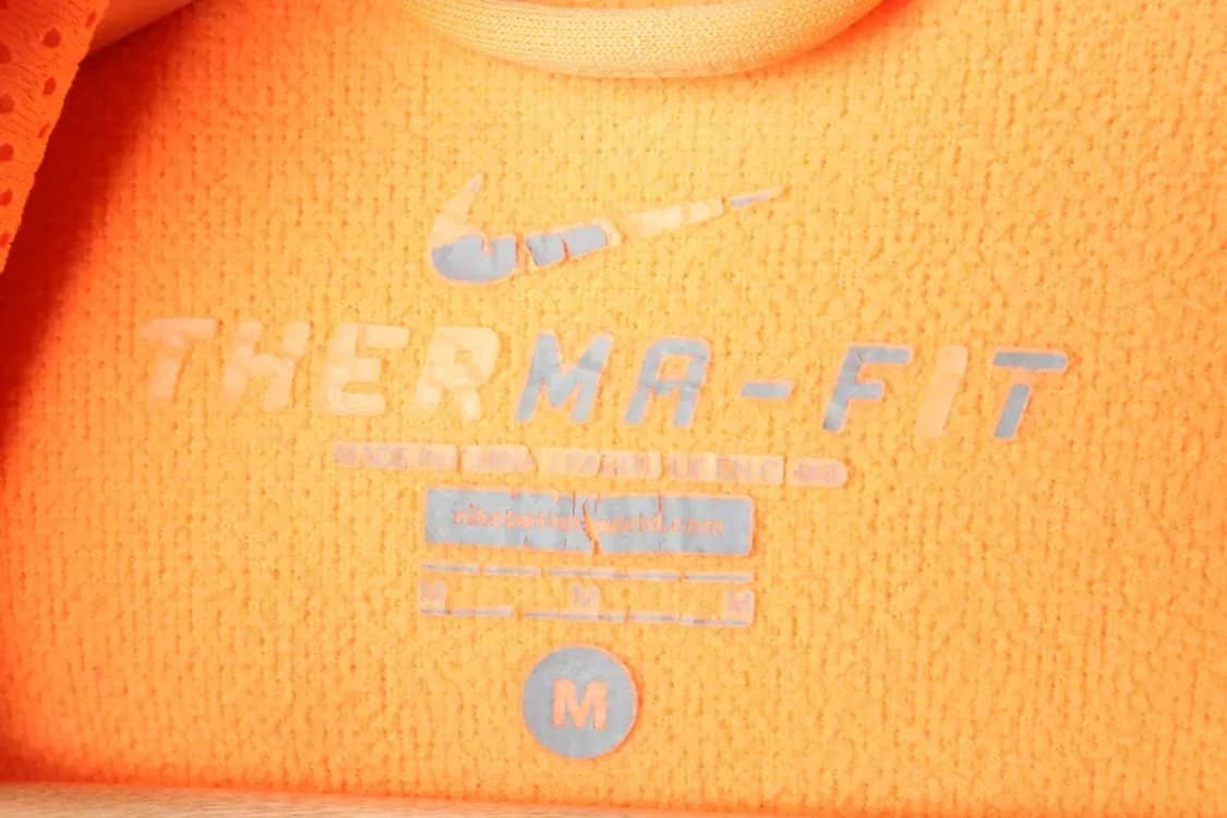 (M) 나이키 후드티셔츠 기능성 주황 기모-157DB 상품이미지5