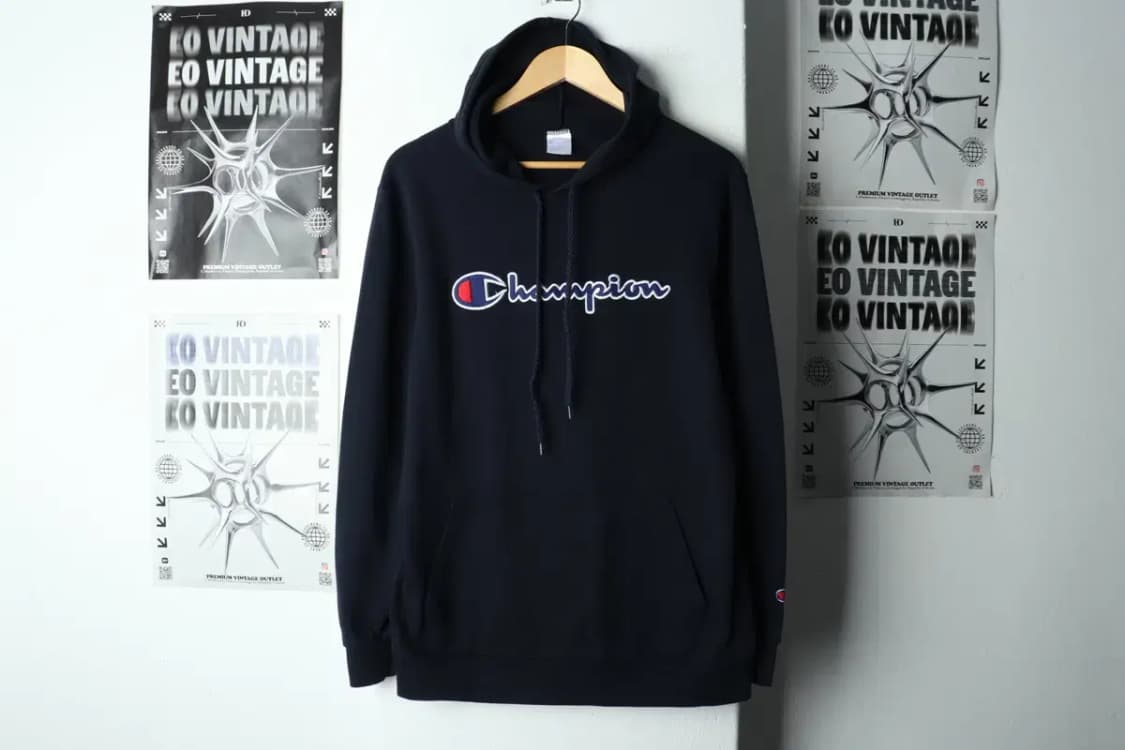 (F) 챔피온 후드티셔츠 리버스위브 네이비-157DC 상품이미지2