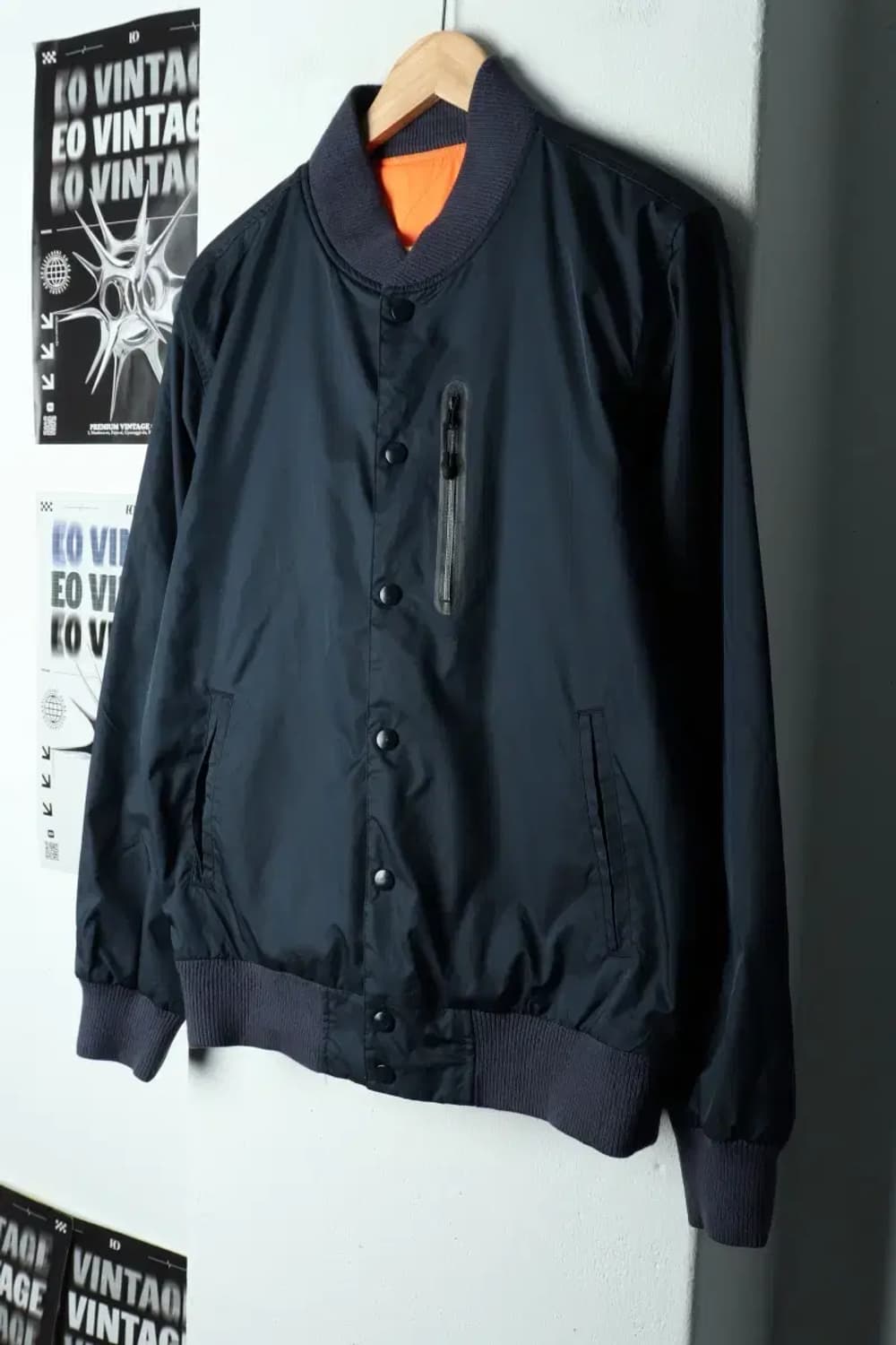 (M) 나이키 집업 바람막이 점퍼자켓 리버시블 봄버-157E7 상품이미지1